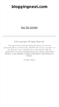 Mobile Screenshot of bloggingnest.com